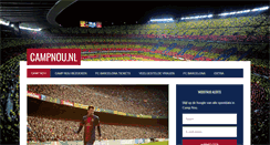 Desktop Screenshot of campnou.nl